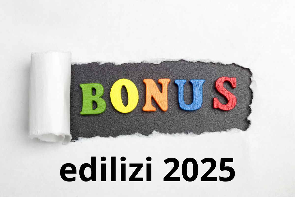 Bonus edilizi 2025