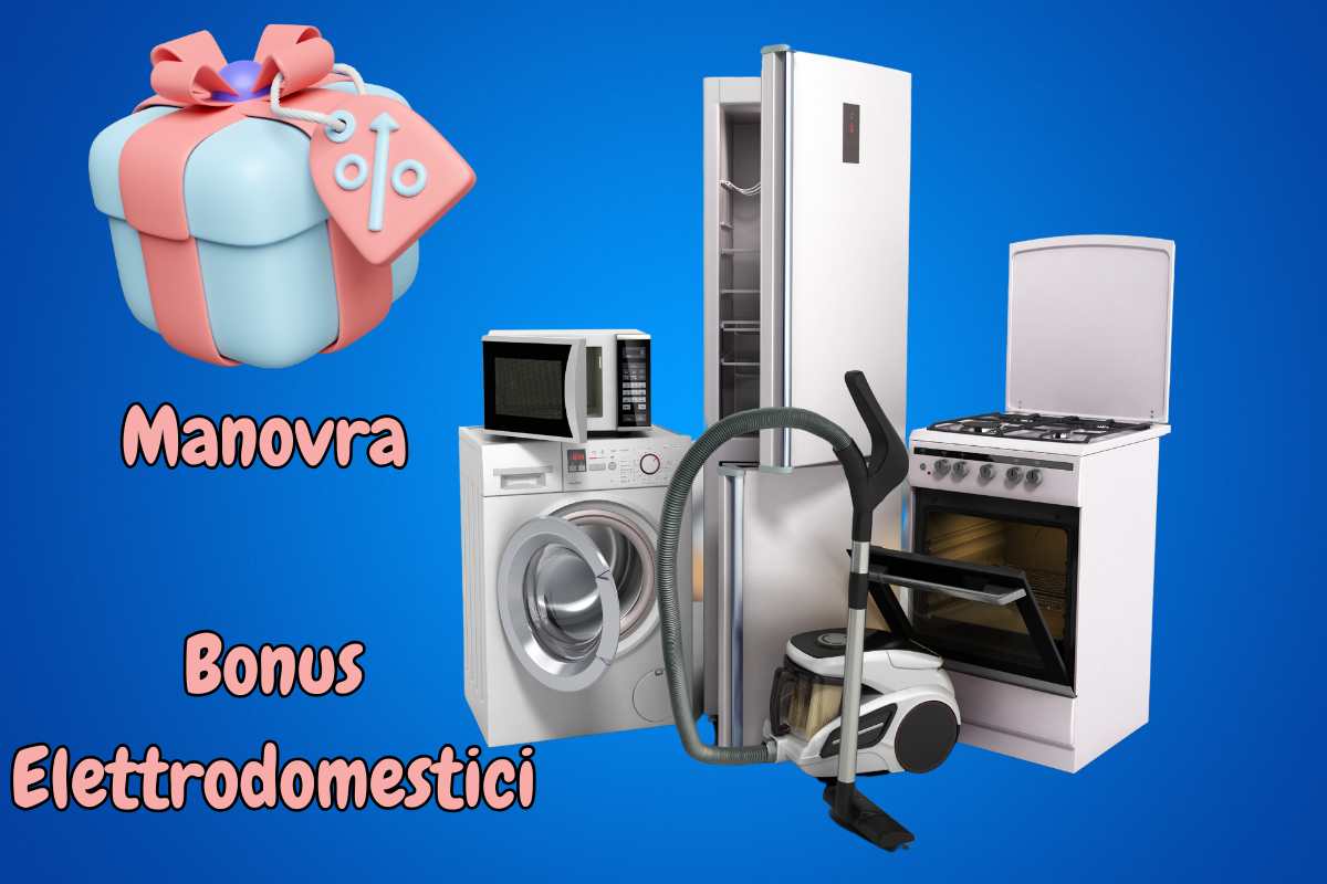 Manovra Bonus Elettrodomestici